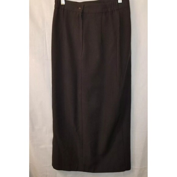 Vintage Bobbie Brooks Long Midi/Maxi Skirt Size 10 Black USA - Picture 4 of 11